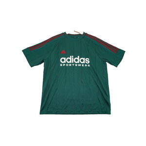 Adidas Sportswear Green Performance Jersey Tee – Men’s Size XL